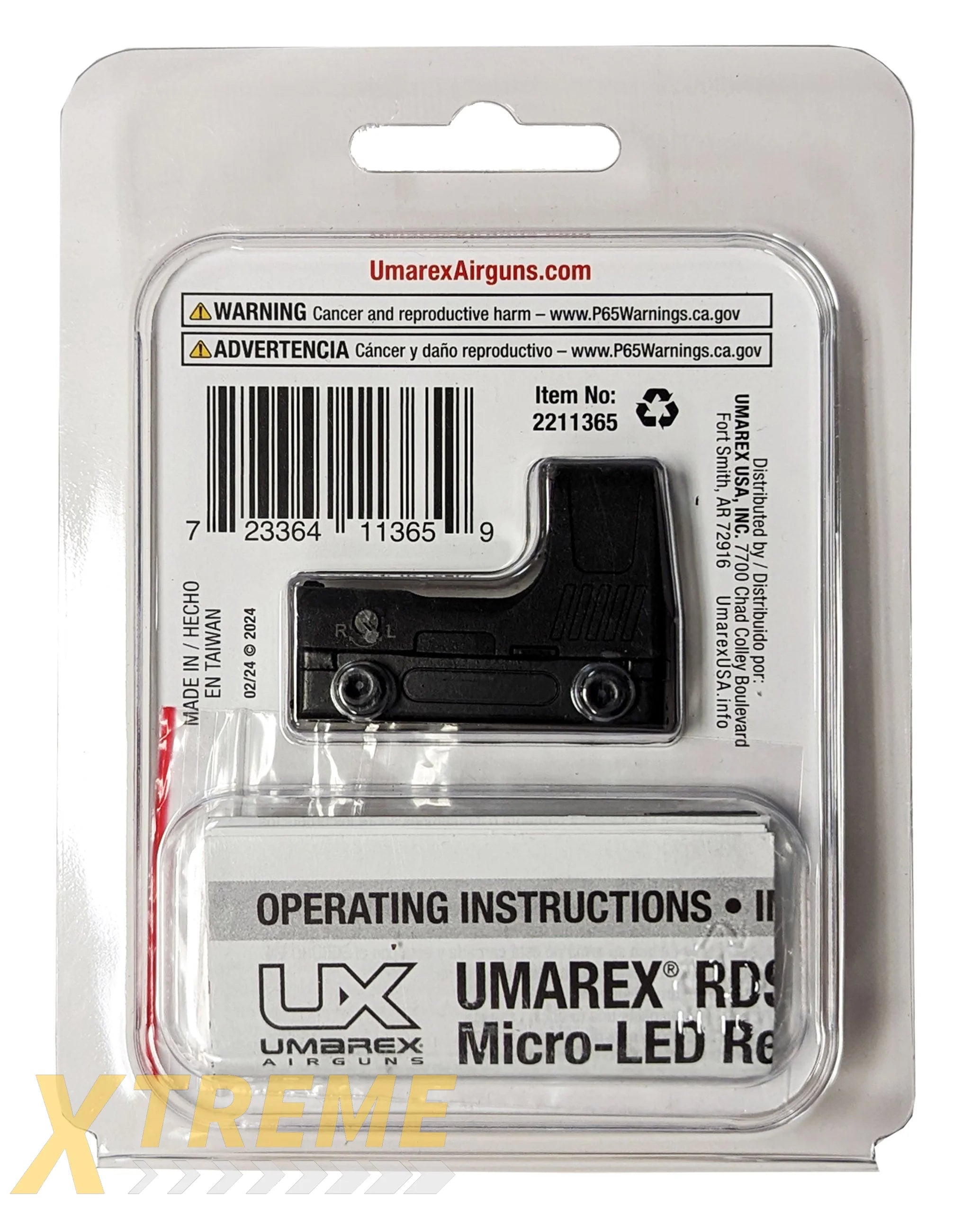 Umarex RDS8 Red Dot Pistol Optic