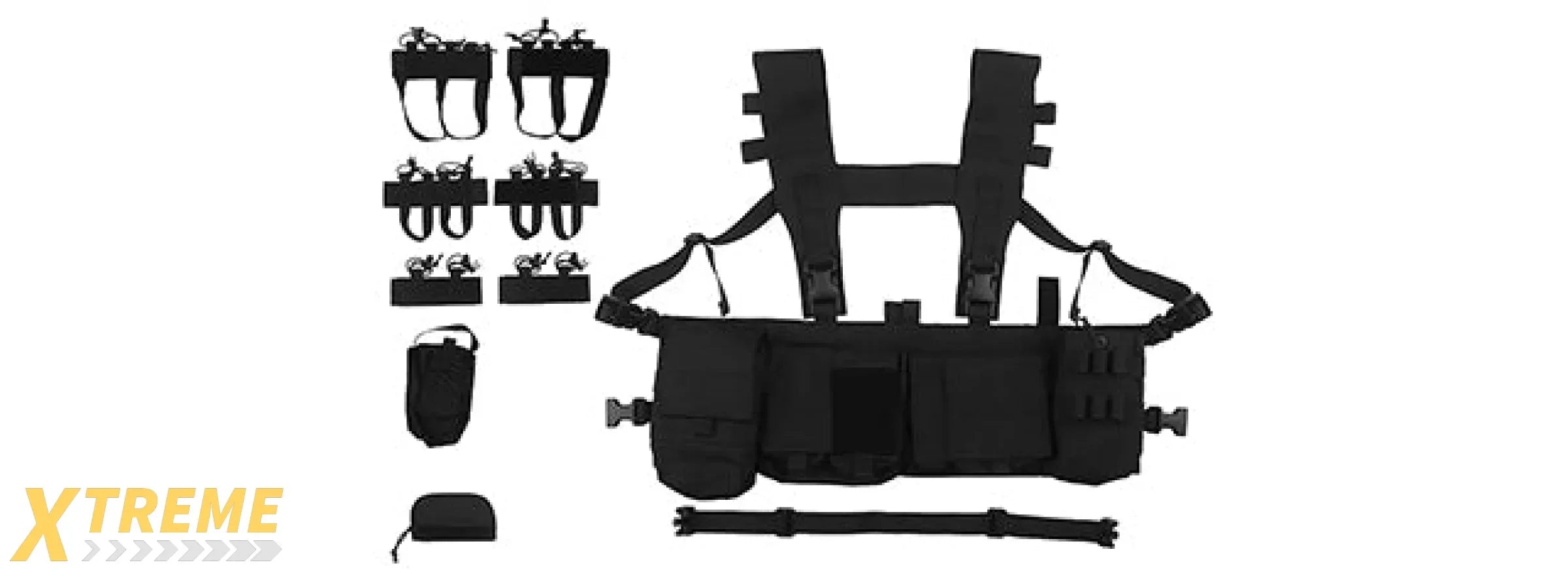 UW Tactical Patrol Commuter Chest Rig - (Black)