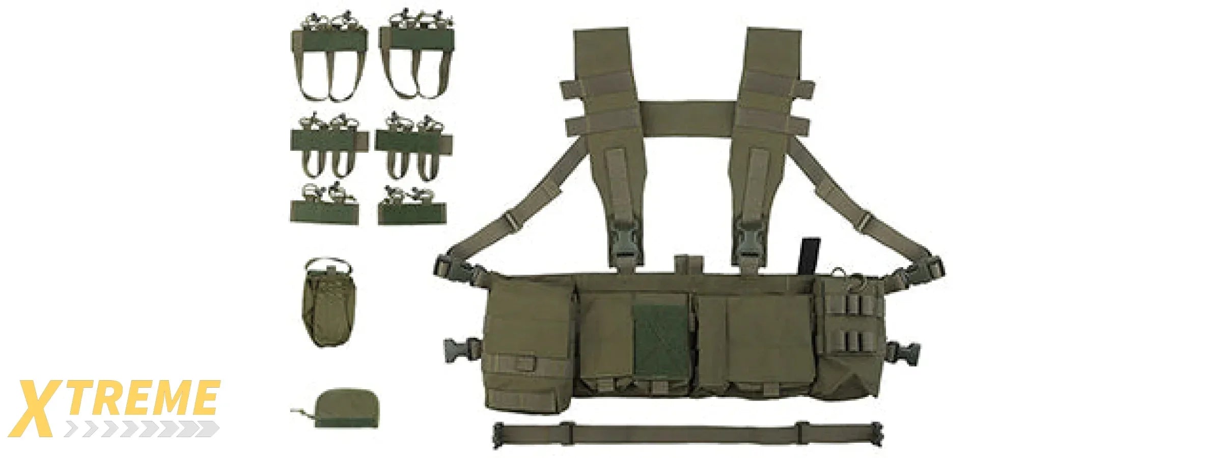 UW Tactical Patrol Commuter Chest Rig - (OD Green)