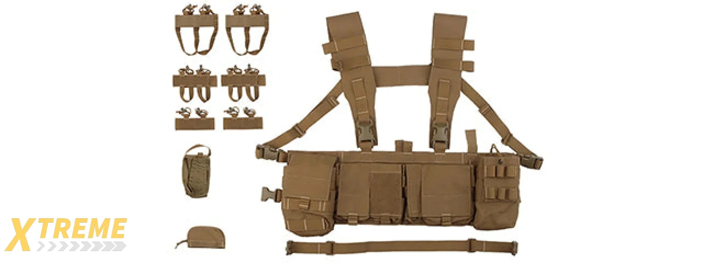 UW Tactical Patrol Commuter Chest Rig - (Tan)