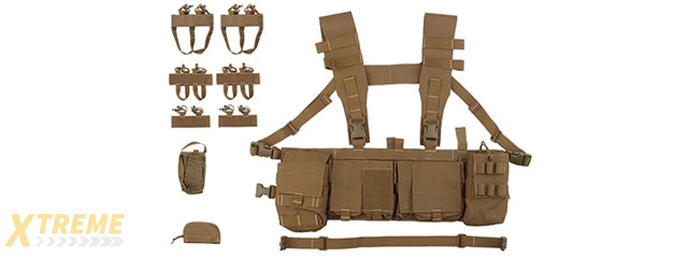 UW Tactical Patrol Commuter Chest Rig - (Tan)