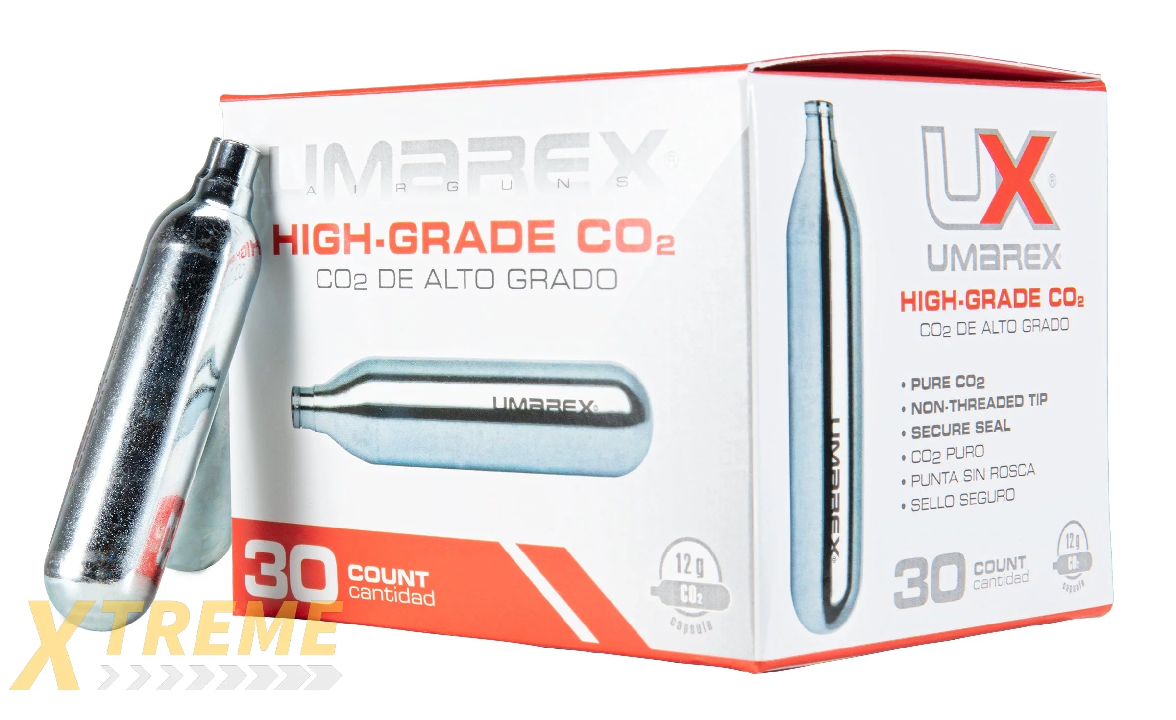UX 12G CO2 CYLINDER-30 COUNT - Elite Force Consumables