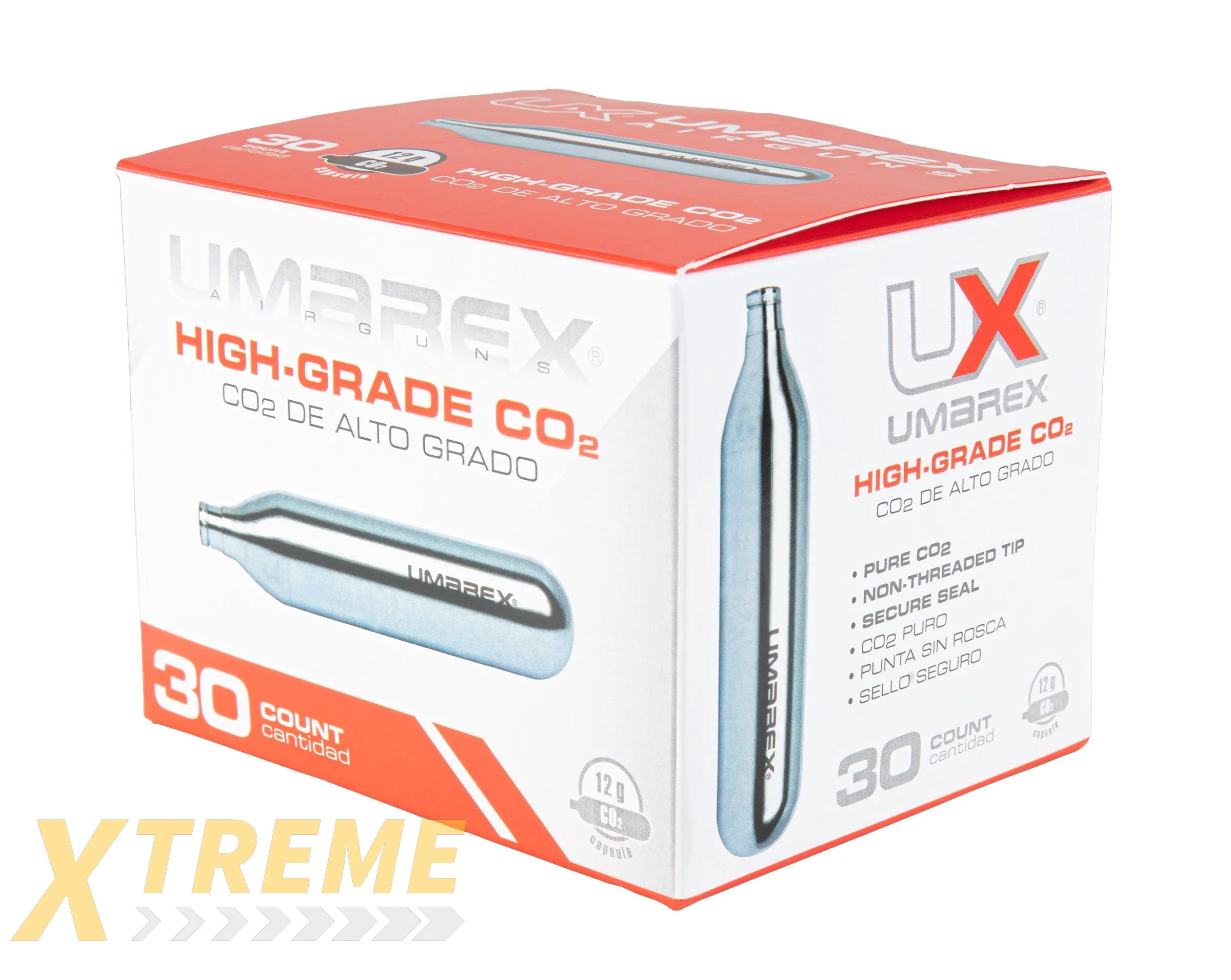 UX 12G CO2 CYLINDER-30 COUNT - Elite Force Consumables