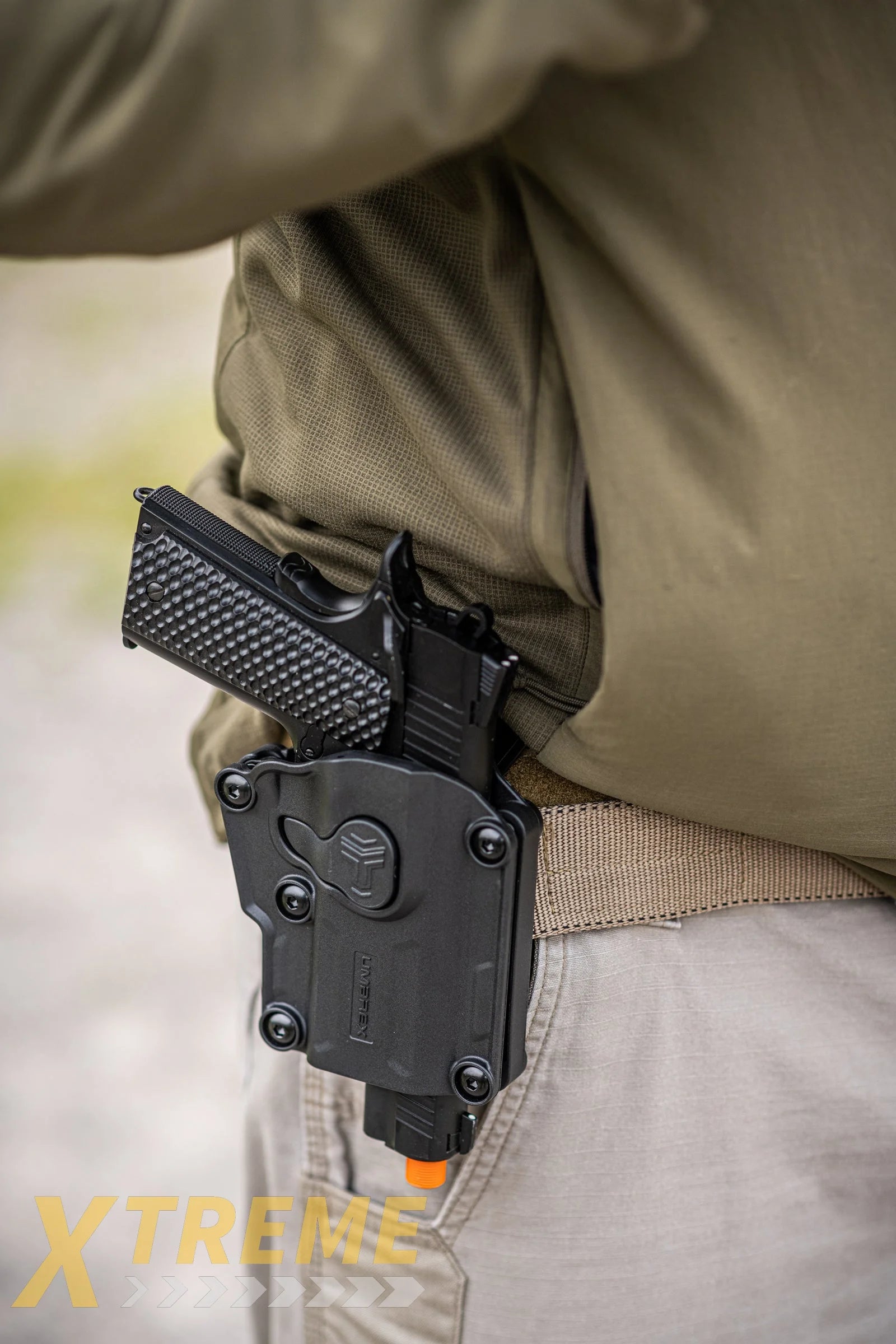 UX MULTIFIT PADDLE HOLSTER-BLACK - Elite Force Consumables