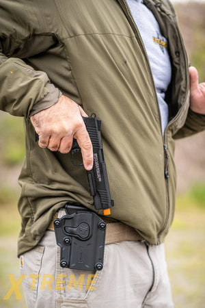 UX MULTIFIT PADDLE HOLSTER-BLACK - Elite Force Consumables