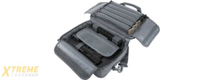 VISM by NcSTAR DOUBLE PISTOL RANGE BAG, URBAN GRAY