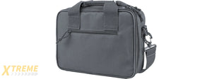 VISM by NcSTAR DOUBLE PISTOL RANGE BAG, URBAN GRAY