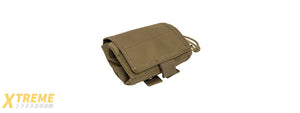 VISM MOLLE TACTICAL FOLDING DUMP POUCH - TAN