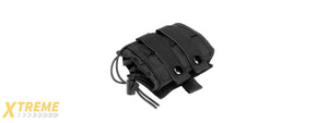 VISM MOLLE TACTICAL FOLDING DUMP POUCH - BLACK