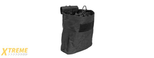 VISM MOLLE TACTICAL FOLDING DUMP POUCH - BLACK