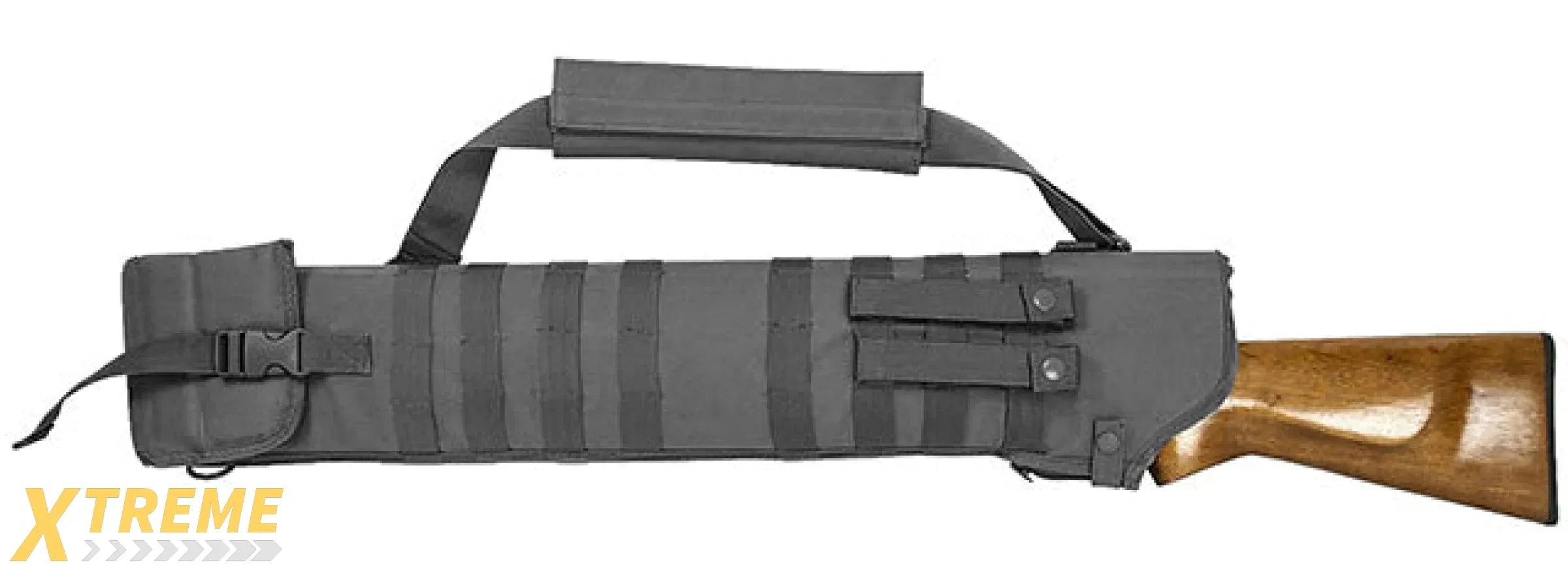 VISM by NcSTAR TACTICAL SHOTGUN SCABBARD, URBAN GRAY