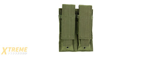 VISM MOLLE DOUBLE PISTOL MAGAZINE POUCH - OD