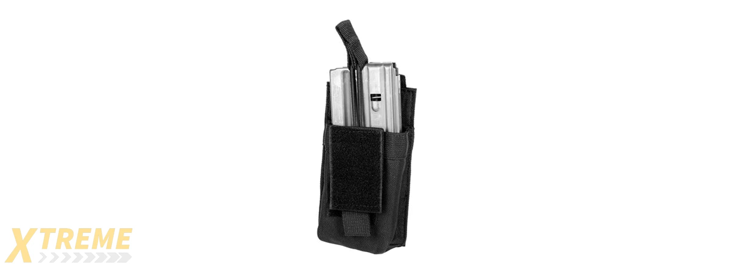 VISM MOLLE M4/M16 SINGLE RIFLE MAG POUCH - BLACK