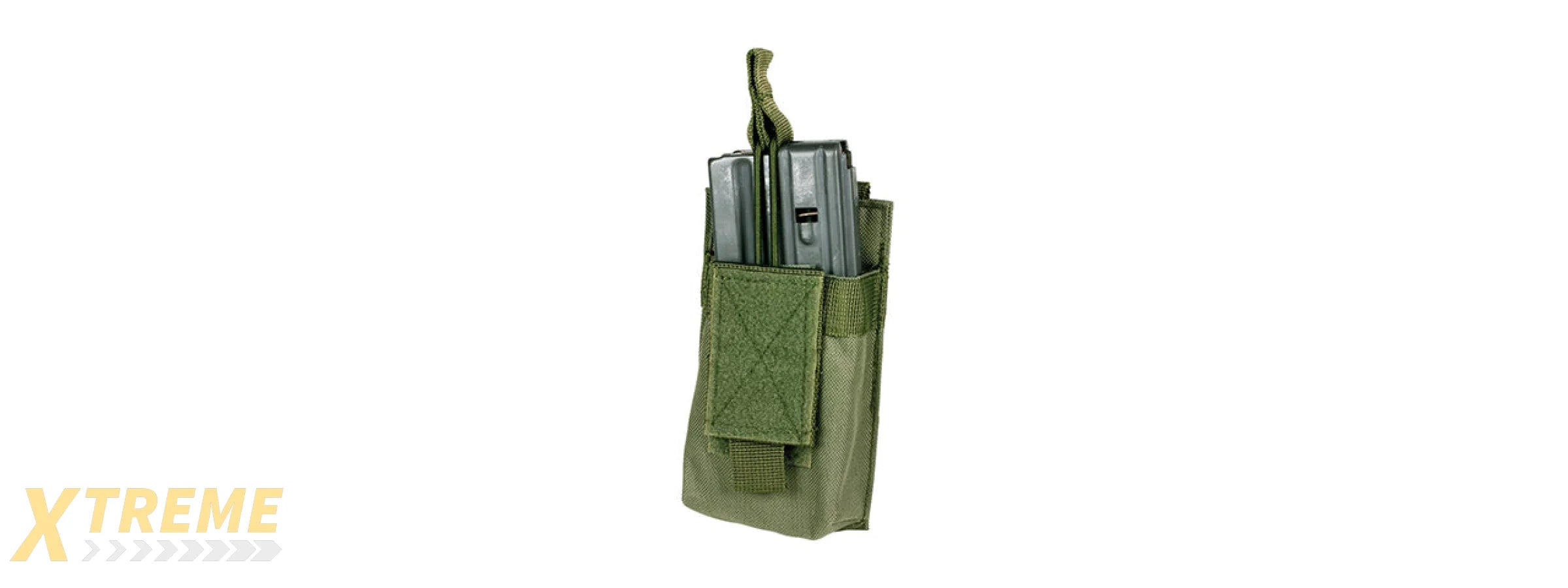 VISM MOLLE M4/M16 SINGLE RIFLE MAG POUCH - OD
