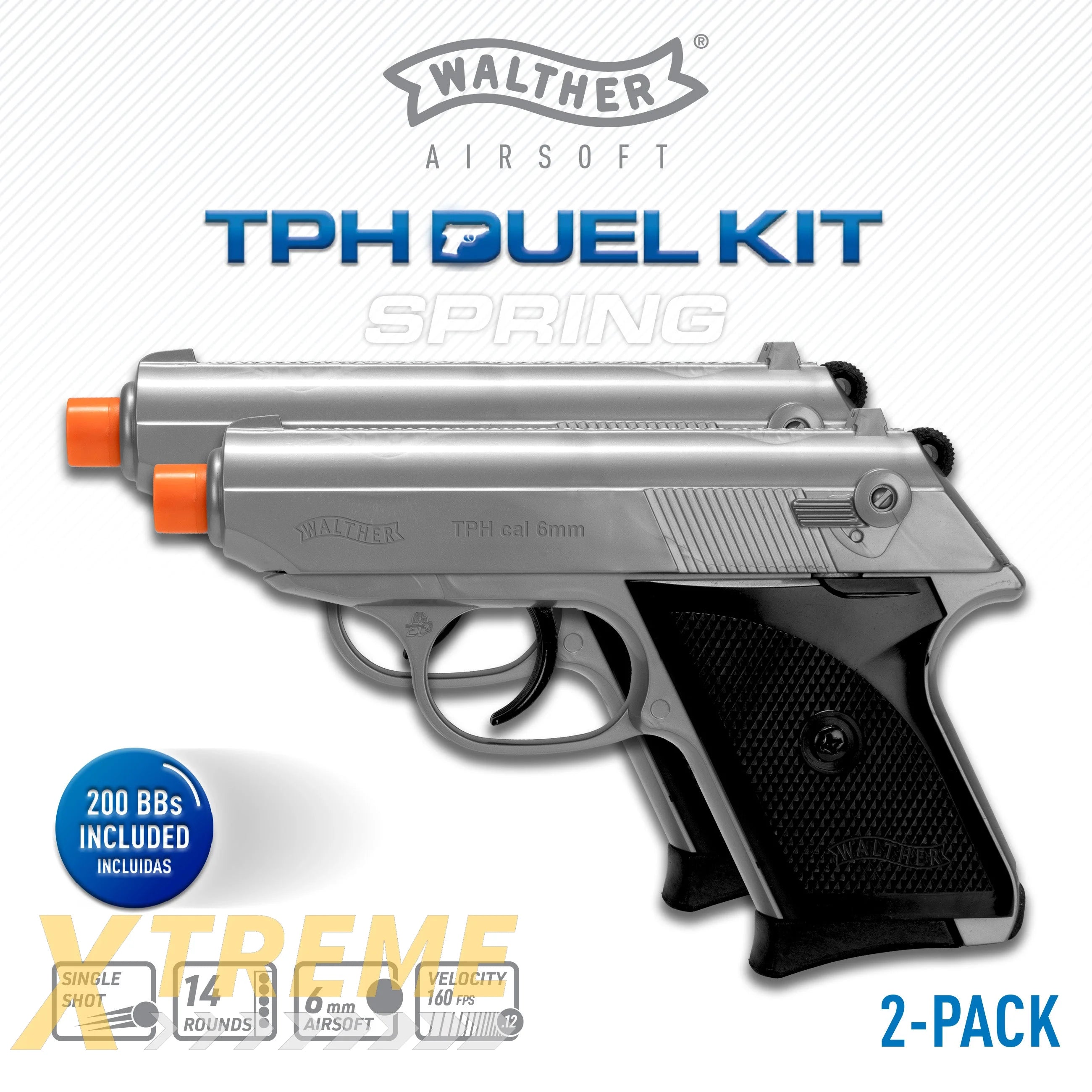 Walther TPH Duel Spring Airsoft Kit (2 pack) - Walther ’Special Operations’ ENTRY Air Soft (Springers)