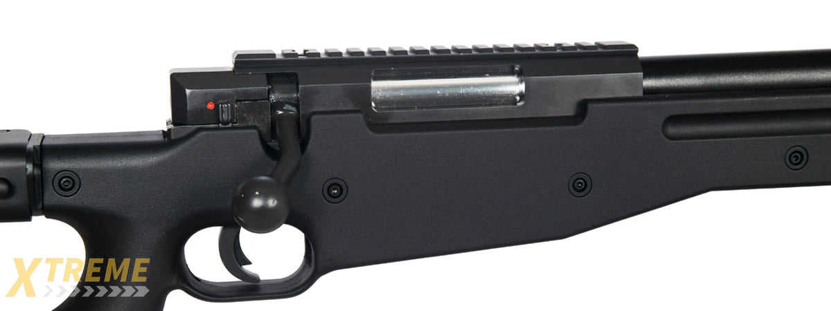 WELL AIRSOFT L96 AWP BOLT ACTION RIFLE W/ FOLDING STOCK - BLACK