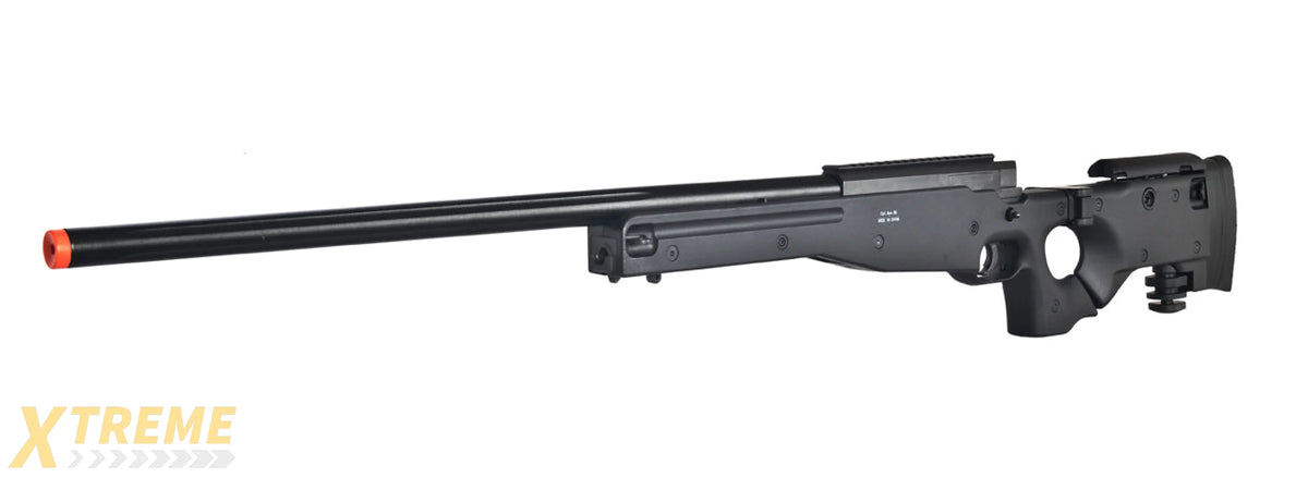 WELL AIRSOFT L96 AWP BOLT ACTION RIFLE W/ FOLDING STOCK - BLACK