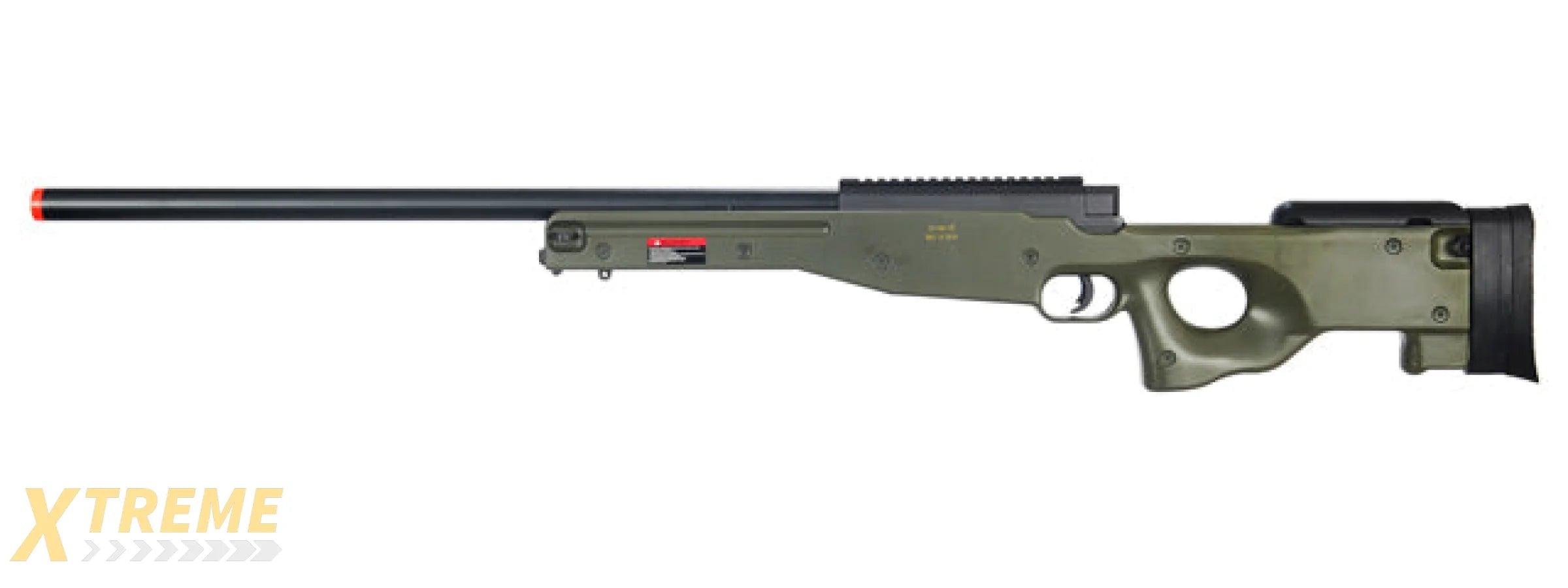 WELL AIRSOFT L96 AWP BOLT ACTION RIFLE W/ OPTIC RIS - OD GREEN
