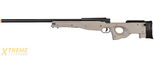 WELL AIRSOFT L96 AWP BOLT ACTION RIFLE W/ OPTIC RIS - TAN