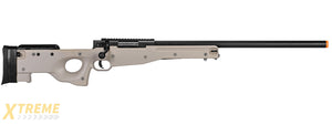 WELL AIRSOFT L96 AWP BOLT ACTION RIFLE W/ OPTIC RIS - TAN