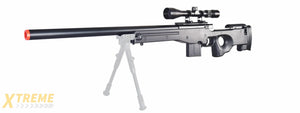 WELL AIRSOFT L96 AWS BOLT ACTION RIFLE W/ SCOPE - BLACK