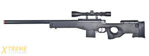 WELL AIRSOFT L96 AWS BOLT ACTION RIFLE W/ SCOPE - BLACK