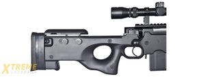 WELL AIRSOFT L96 AWS BOLT ACTION RIFLE W/ SCOPE - BLACK