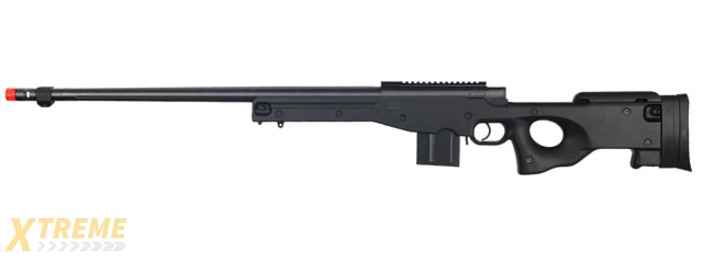 WELL AIRSOFT L96 BOLT ACTION RIFLE W/ FLUTED BARREL OPTICS RAIL
