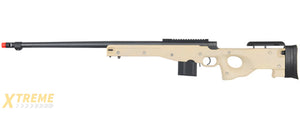 WELL AIRSOFT L96 BOLT ACTION RIFLE W/ FLUTED BARREL OPTICS RAIL - TAN