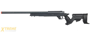WELL AIRSOFT MB04 GAS POWERED BOLT ACTION RIFLE W/ ADJUSTABLE STOCK