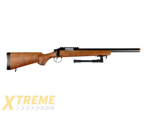 WELL AIRSOFT VSR-10 BOLT ACTION RIFLE W/ BIPOD FIXED STOCK - WOOD