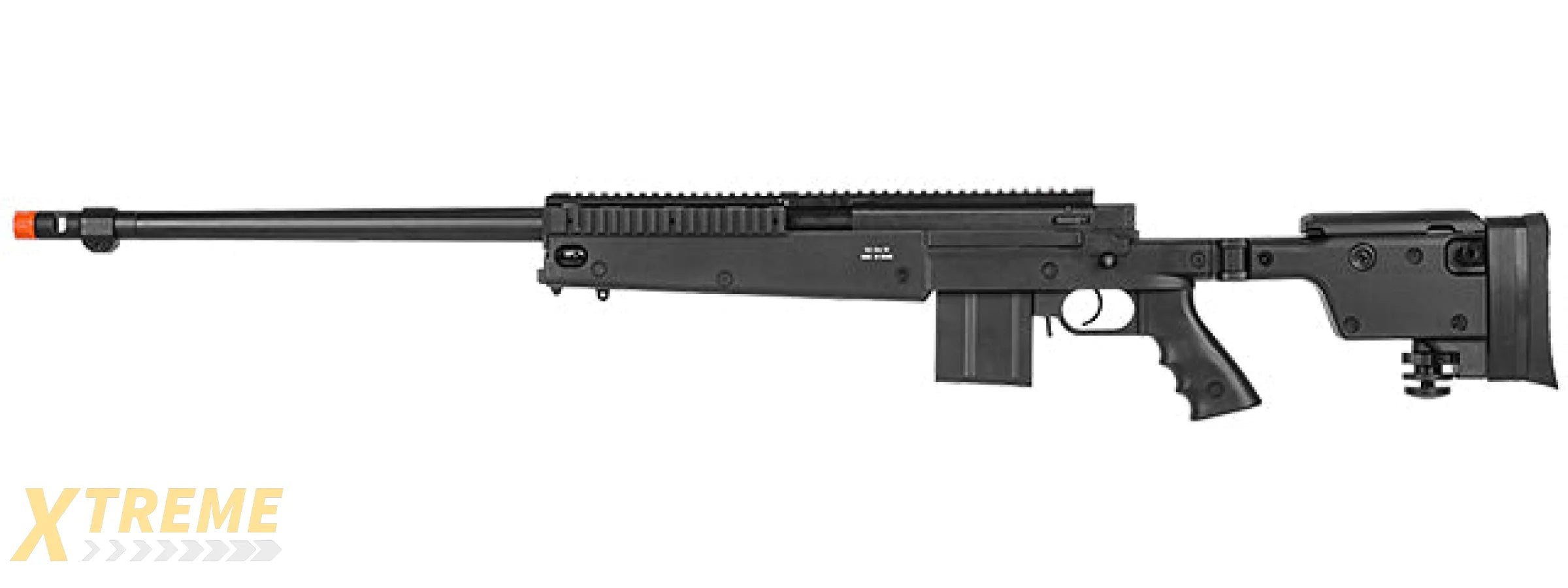 WELL AIRSOFT VSR-10 BOLT ACTION RIFLE W/ FOLDING STOCK - BLACK