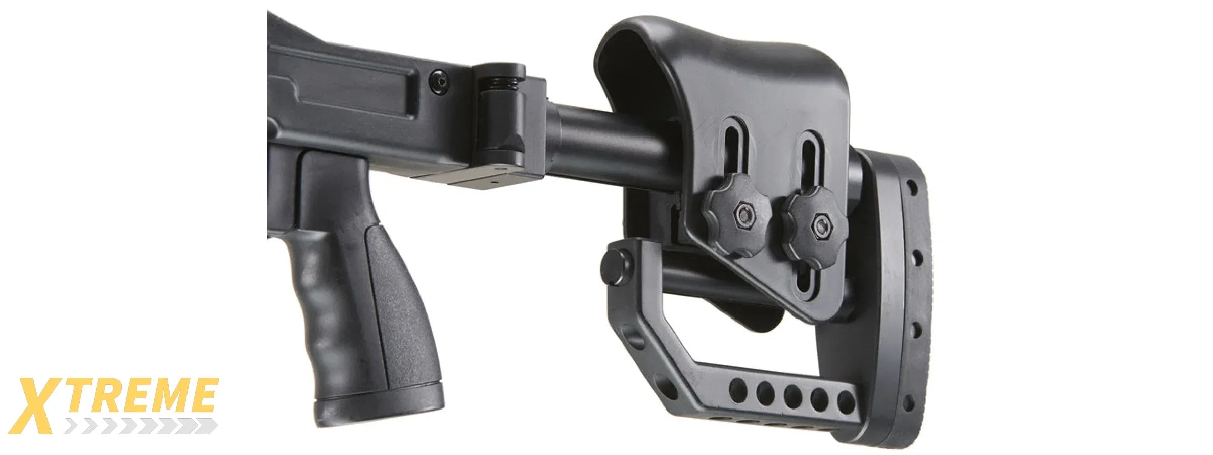 WELLFIRE MB4410 BOLT ACTION SNIPER RIFLE W/ SCOPE AND BIPOD - BLACK