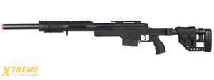 WELL AIRSOFT M24/M28 BOLT ACTION RIFLE W/ FOLDING STOCK - BLACK
