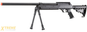 Well Fire Airsoft SR2 Bolt Action Rifle w/ Bipod (Color: Black)