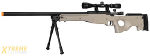 WELL MB01TAB L96 AWP BOLT ACTION RIFLE w/BIPOD & SCOPE(COLOR: TAN)