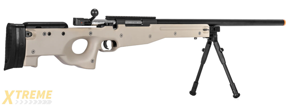 WELL MB01TBIP L96 AWP BOLT ACTION RIFLE w/BIPOD (COLOR: TAN)