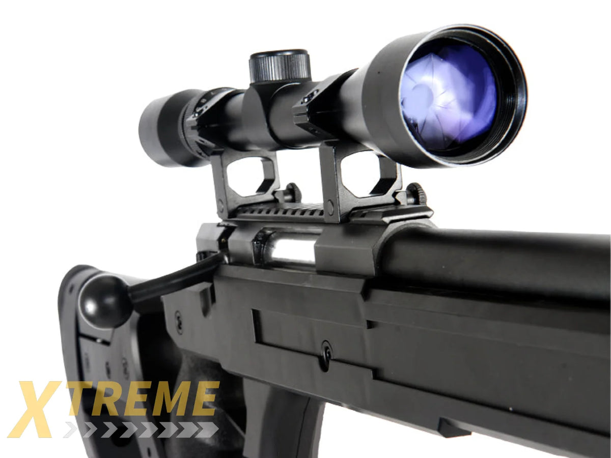 WELL MB04BA BOLT ACTION RIFLE w/SCOPE (COLOR: BLACK)