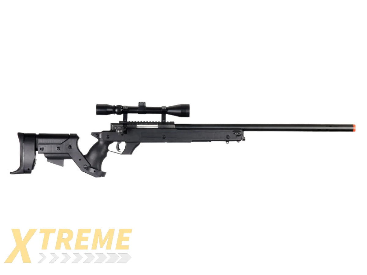 WELL MB04BA BOLT ACTION RIFLE w/SCOPE (COLOR: BLACK)