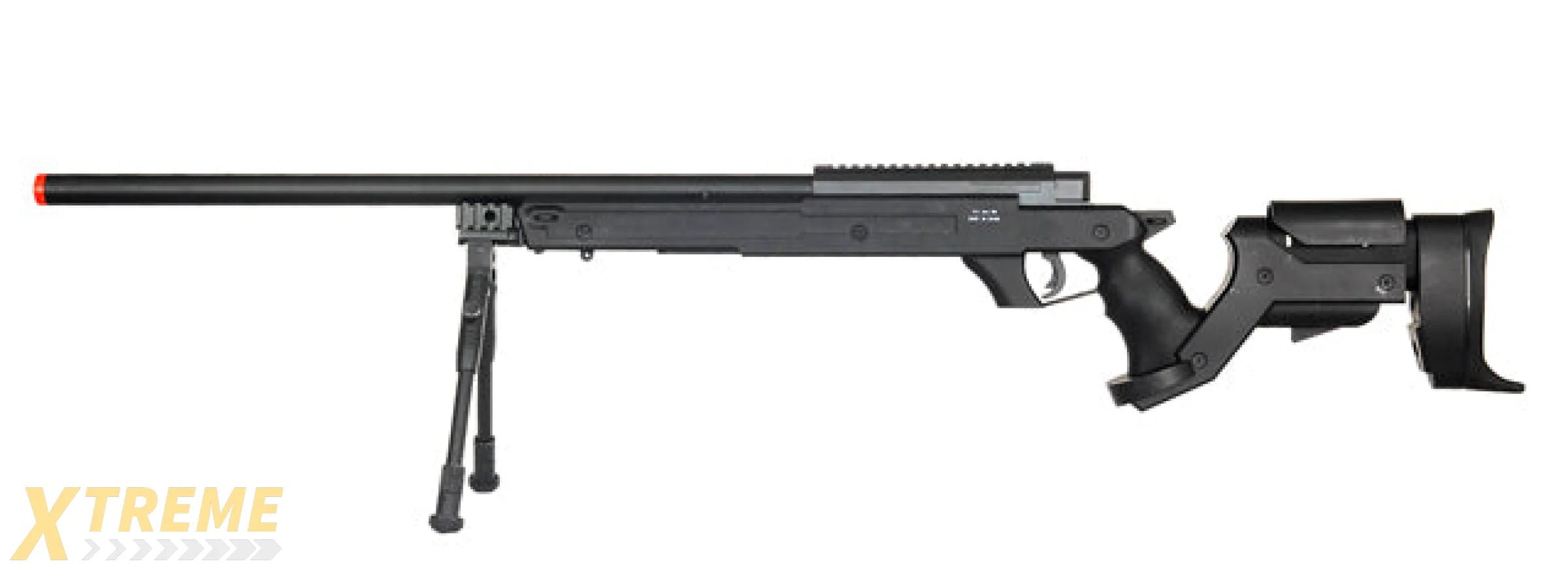 WELL MB04BBIP BOLT ACTION RIFLE w/BIPOD (COLOR: BLACK)