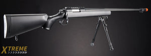 WELL MB07BBIP VSR-10 BOLT ACTION RIFLE w/FLUTED BARREL & BIPOD (COLOR: BLACK)