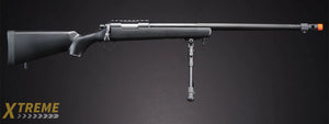 WELL MB07BBIP VSR-10 BOLT ACTION RIFLE w/FLUTED BARREL & BIPOD (COLOR: BLACK)