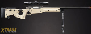 WELL MB08TAB L96 AWP BOLT ACTION RIFLE w/FOLDING STOCK BIPOD & SCOPE (COLOR: TAN)