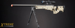 WELL MB08TAB L96 AWP BOLT ACTION RIFLE w/FOLDING STOCK BIPOD & SCOPE (COLOR: TAN)