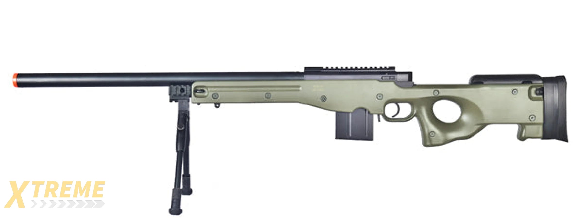 WELL MB4401GBIP L96 AWP BOLT ACTION RIFLE w/BIPOD (COLOR: OD GREEN)