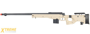 WELL AIRSOFT L96 AWP BOLT ACTION RIFLE W/ FLUTED BARREL - TAN