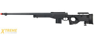 WELL AIRSOFT L96 AWP BOLT ACTION RIFLE W/ FLUTED BARREL - BLACK