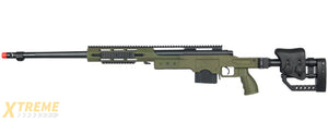 WELL MB4411G BOLT ACTION RIFLE w/FLUTED BARREL (COLOR: OD GREEN)