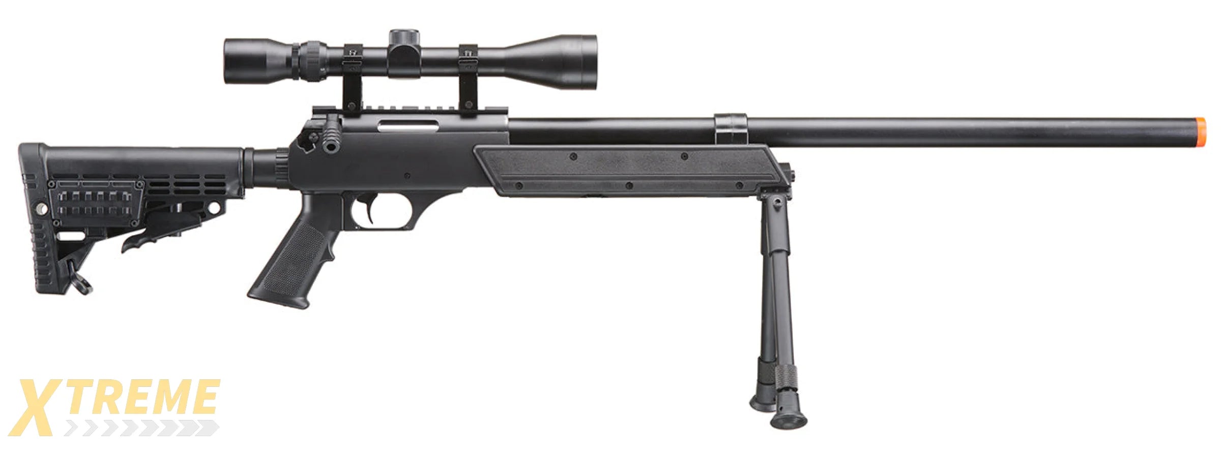 WELL SPEC-OPS MB13A APS SR-2 BOLT ACTION SNIPER RIFLE W/ SCOPE AND BIPOD (BK)