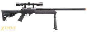 WELL SPEC-OPS MB13A APS SR-2 BOLT ACTION SNIPER RIFLE W/ SCOPE AND BIPOD (BK)
